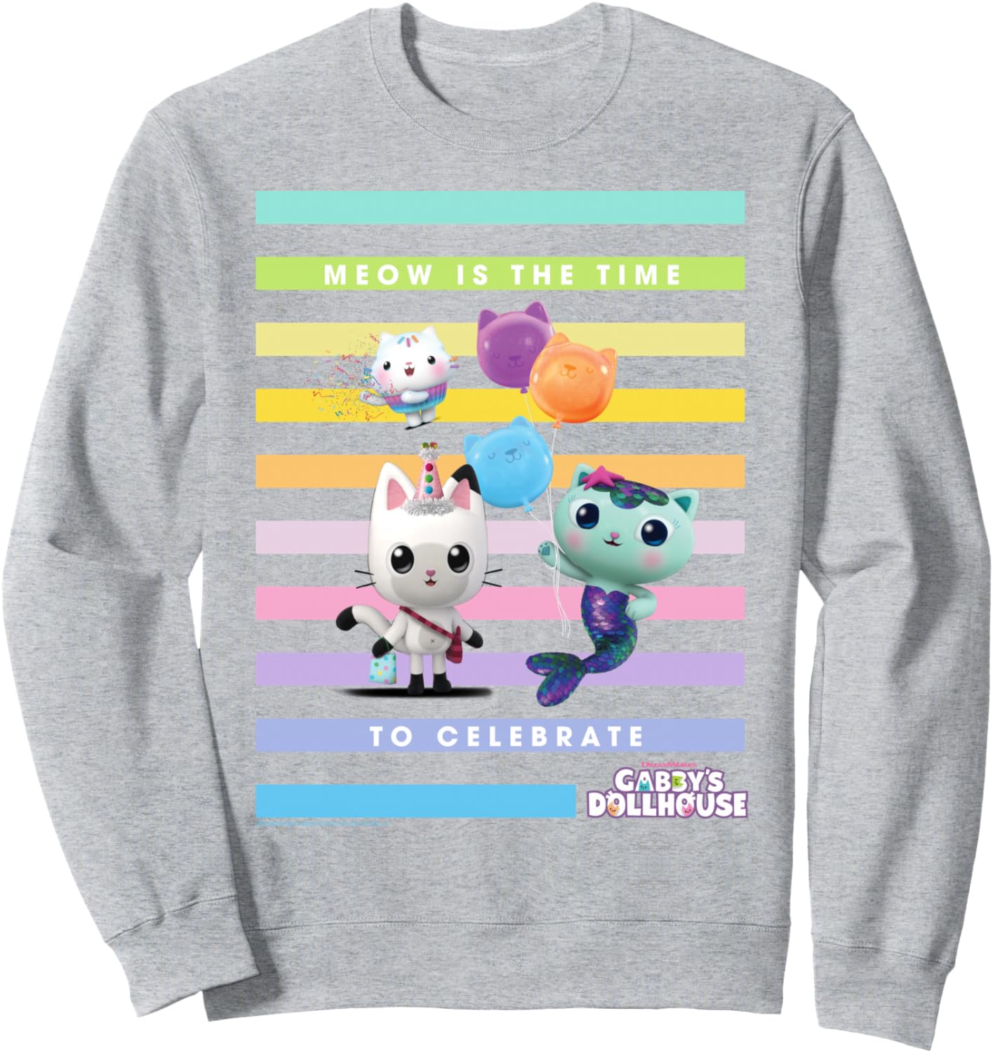 

Толстовка DreamWorks Gabby Dollhouse Celebration Time, серая, размер S Dreamworks Gabby'S Dollhouse, Серый, Толстовка DreamWorks Gabby Dollhouse Celebration Time, серая, размер S Dreamworks Gabby'S Dollhouse