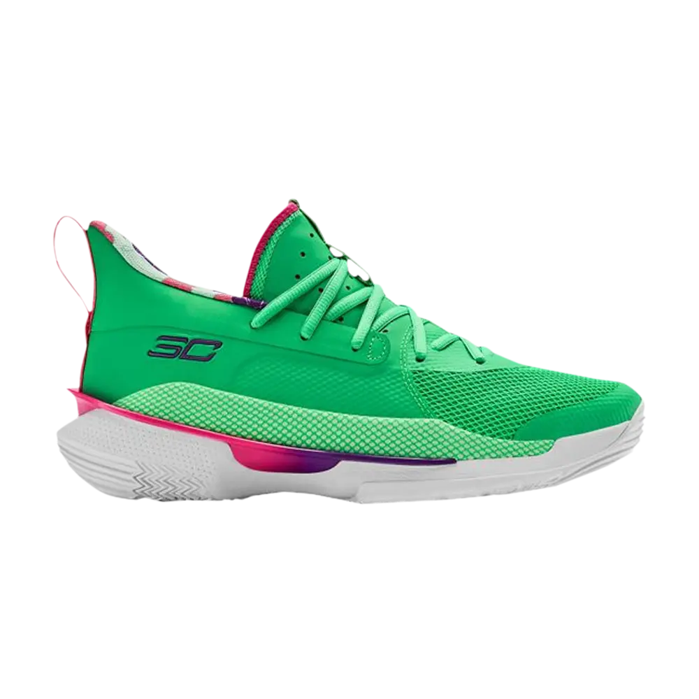 

Кроссовки Curry 7 Under Armour, зеленый