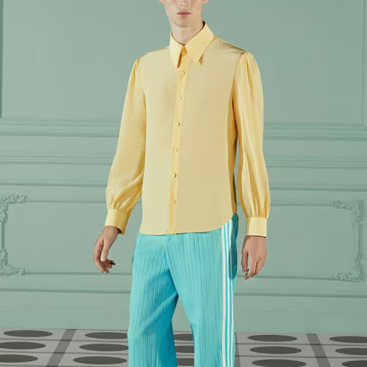 

Рубашка мужская желтая Gucci, желтый