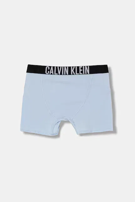 Боксеры хлопковые с эластаном 2 шт Calvin Klein Underwear, синий — фото 4