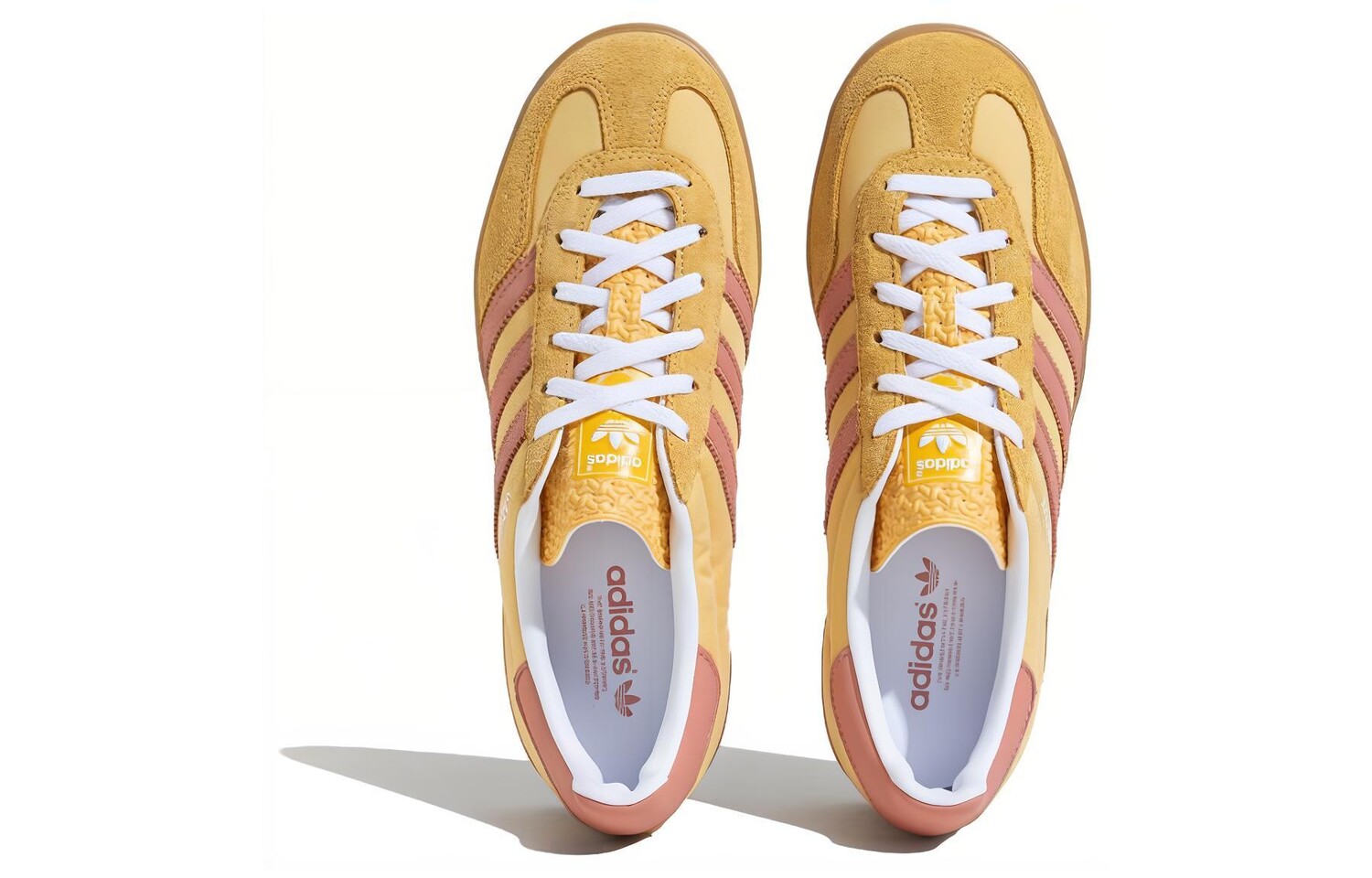 Женские кроссовки для скейтбординга adidas originals GAZELLE Series, Luminous Green/Crimson Tint/Volt/Black — фото 4