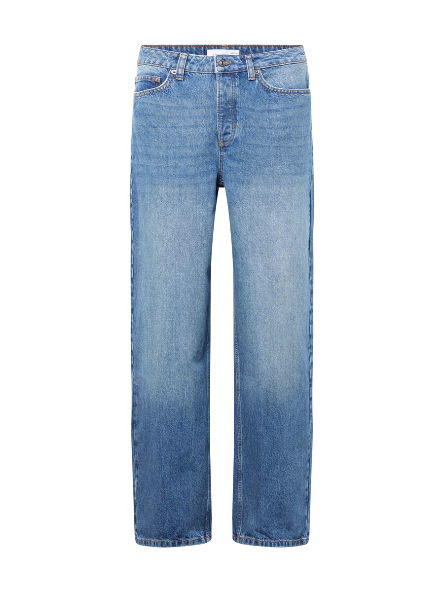 

Джинсы свободного кроя TOPMAN, синий деним