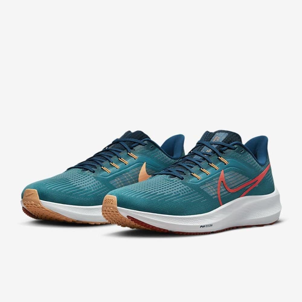 Мужские кроссовки для бега NIKE Air Zoom Pegasus 33, Bright Spruce Lt Crimson Valerian Blue — фото 4