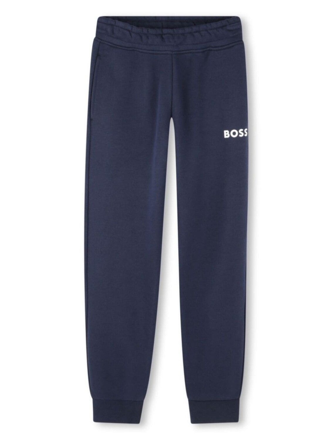 BOSS Kidswear спортивные брюки с логотипом, синий