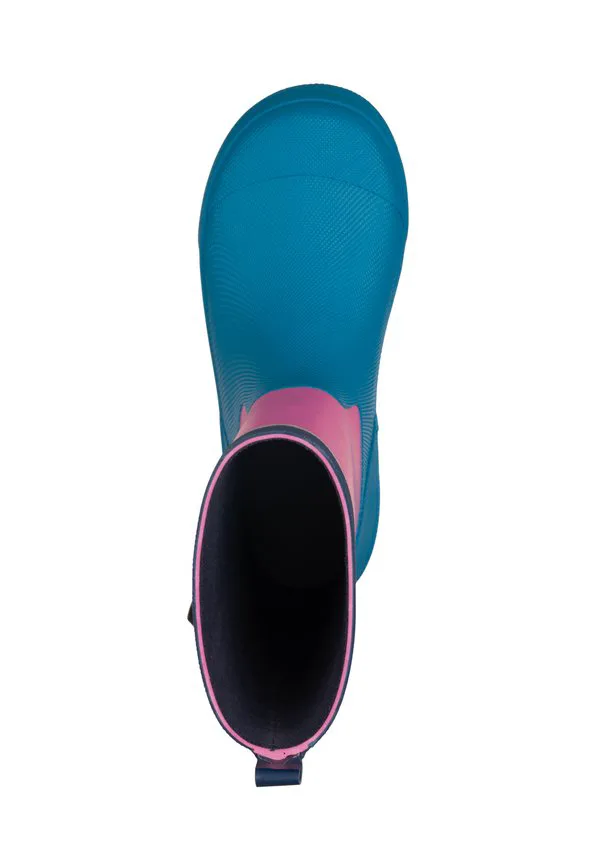 Резиновые сапоги для люсефьорда Trollkids, Light Magenta/Dark Turquoise/Madeira Blue — фото 3