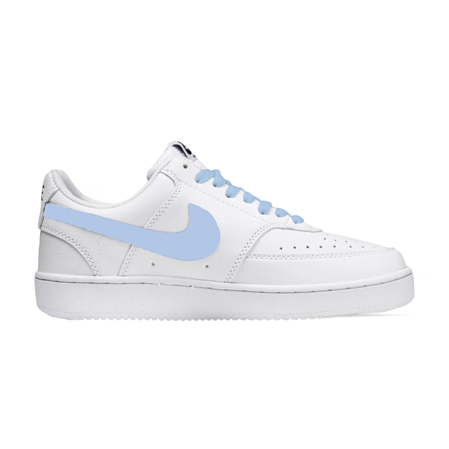 Кроссовки скейтбординг Nike Court Vision 1 сине-белые — фото 3