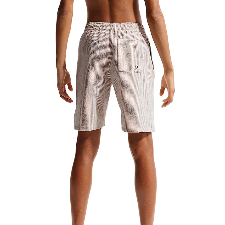 Купальник для девочек Nike Fitted Swimwear Summer Kids' Абрикосовый чай/Белый — фото 3