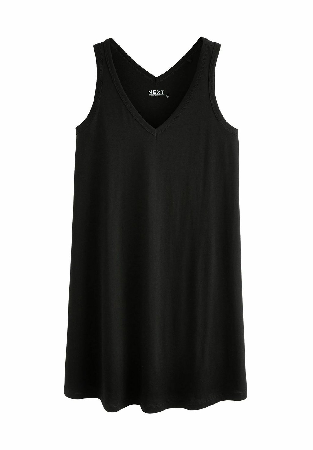 

Платье из джерси REGULAR FIT SLEEVELESS V NECK SLOUCH Next, черный