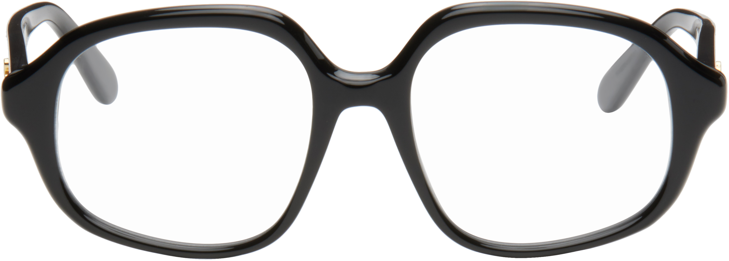 

Черные изогнутые очки LOEWE, Shiny black