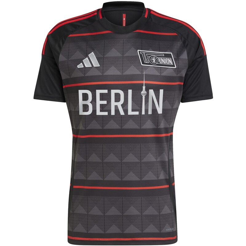 

Выездная футболка ФК «Унион Берлин» 24/25 Adidas, мультиколор