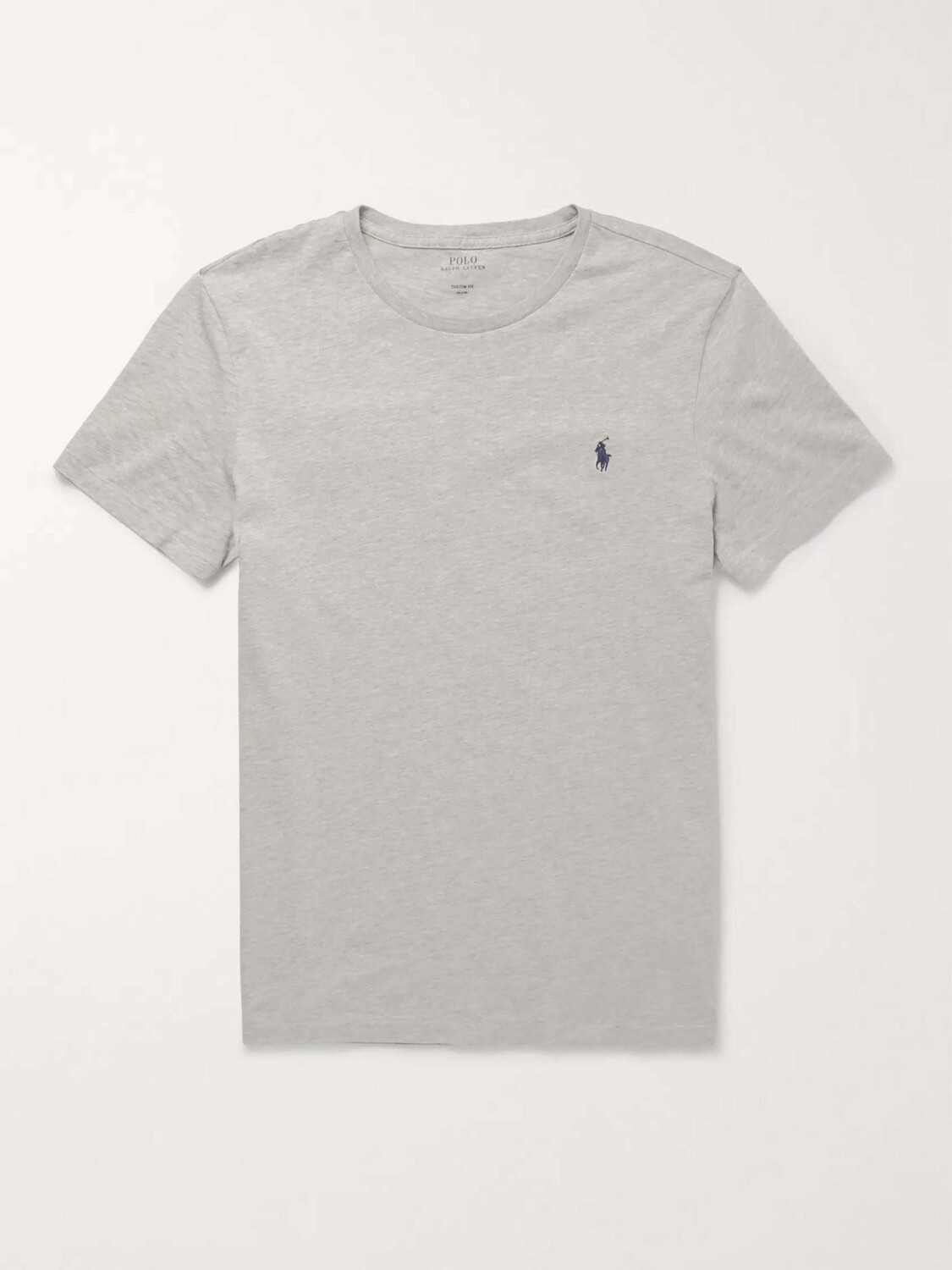 

Узкая футболка из хлопкового джерси POLO RALPH LAUREN, серый