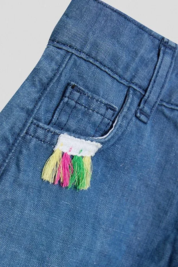 Детские шорты для девочек джинсовые Gb Baby, Denim — фото 3