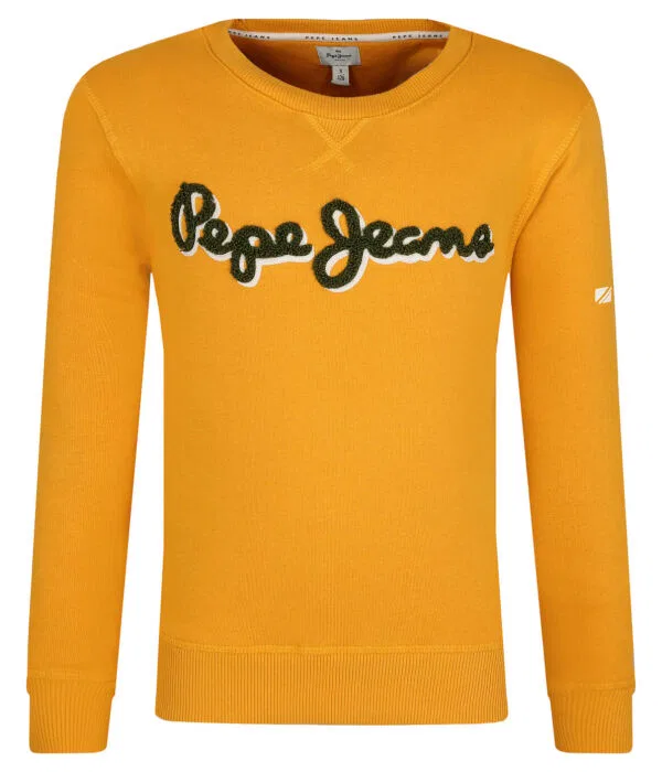 Детский пуловер хлопковый Lamonty Crew Pepe Jeans London, Senape