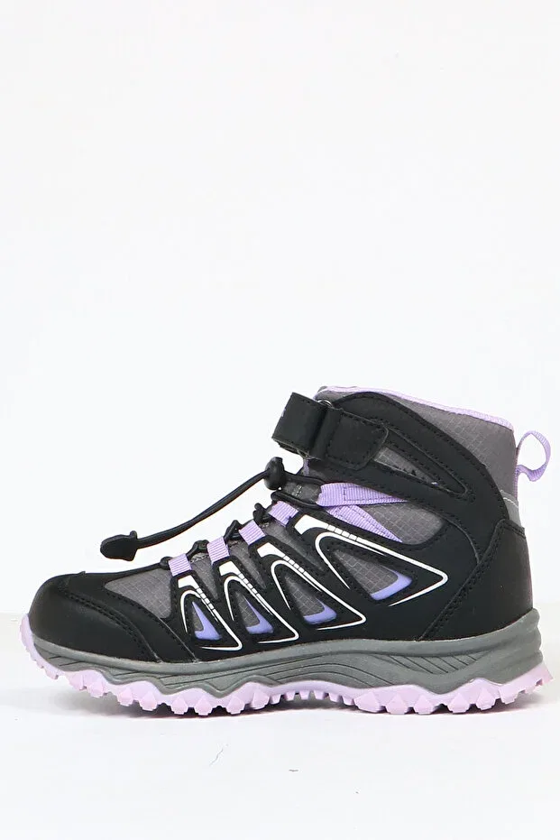 Детские ботинки для девочек водонепроницаемые с принтом Celos waterproof lilac outdoor kids boots Hammer Jack, Lilac — фото 4