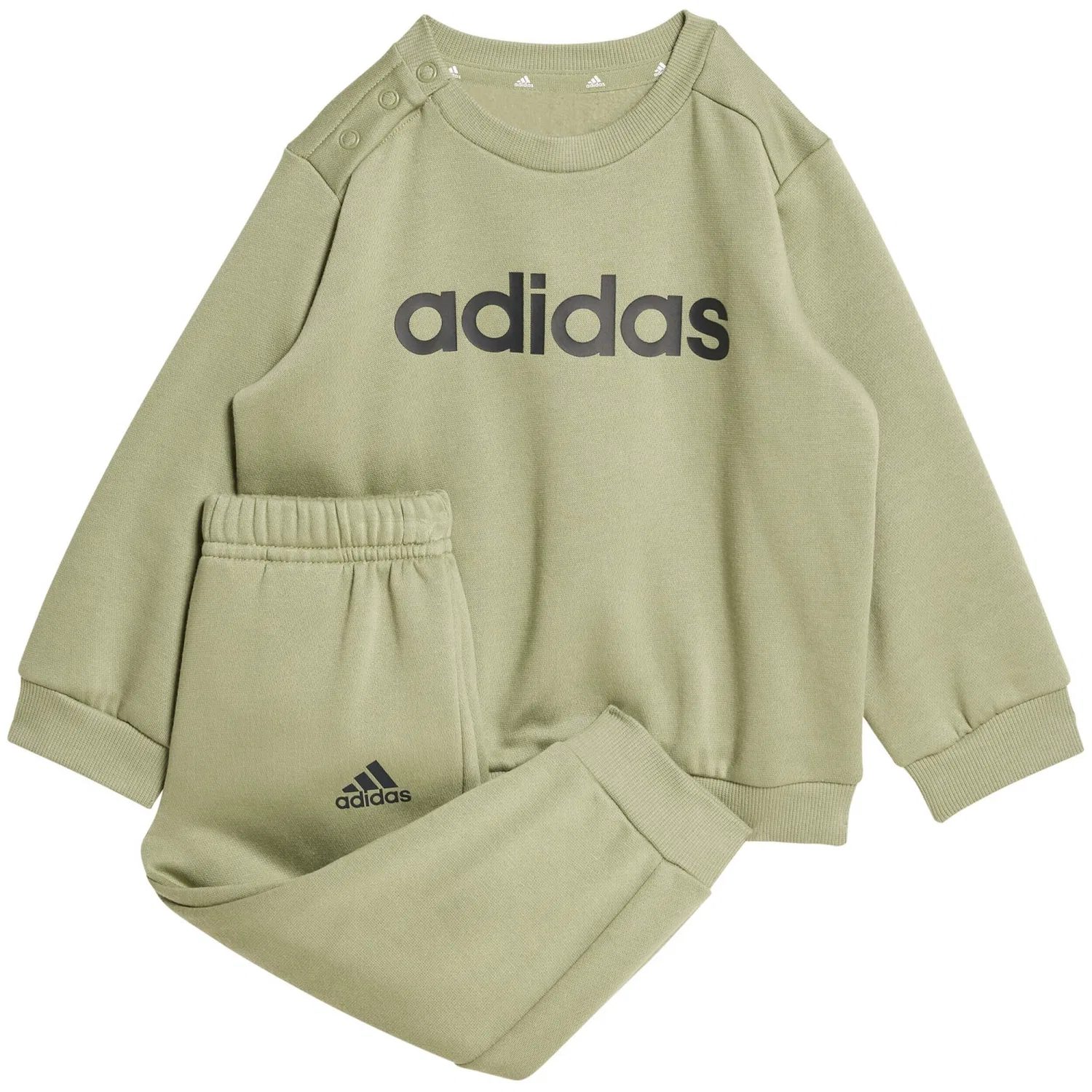 Детский спортивный костюм из хлопка Essential Lineage adidas, Grun — фото 2