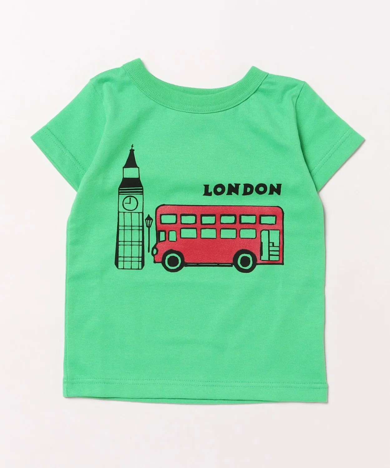 Детская футболка с принтом London Bus P.FIELD, Light Green