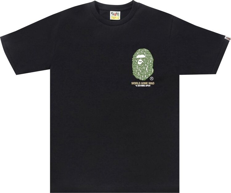 

Футболка BAPE Tokyo College City Tee 'Black', черный