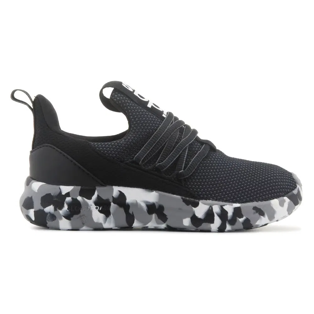 Детские слипоны Lite Racer Adapt 7.0 Adidas, Black/White — фото 2