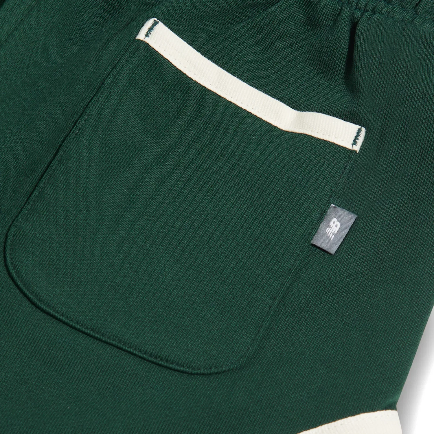 Детские шорты свободного кроя с принтом Varsity Graphic New Balance, Nordic Green — фото 4