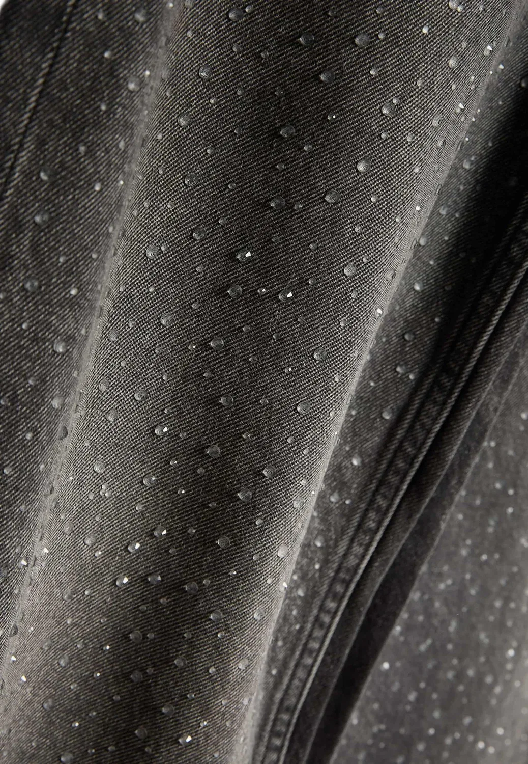 Джинсы Diamanté с широкими штанинами (6-16 лет). Унисекс - свободный крой Marks & Spencer, Grey — фото 3