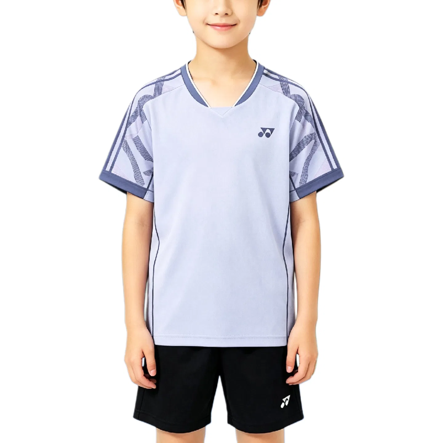 Детская футболка с круглым вырезом YONEX, Deep Sea Blue — фото 4