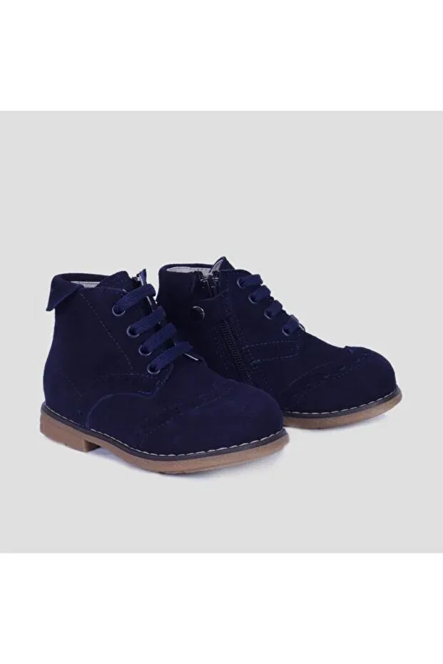 Детские ботинки для девочек на плоском ходу Vola Kids, Navy Blue — фото 3