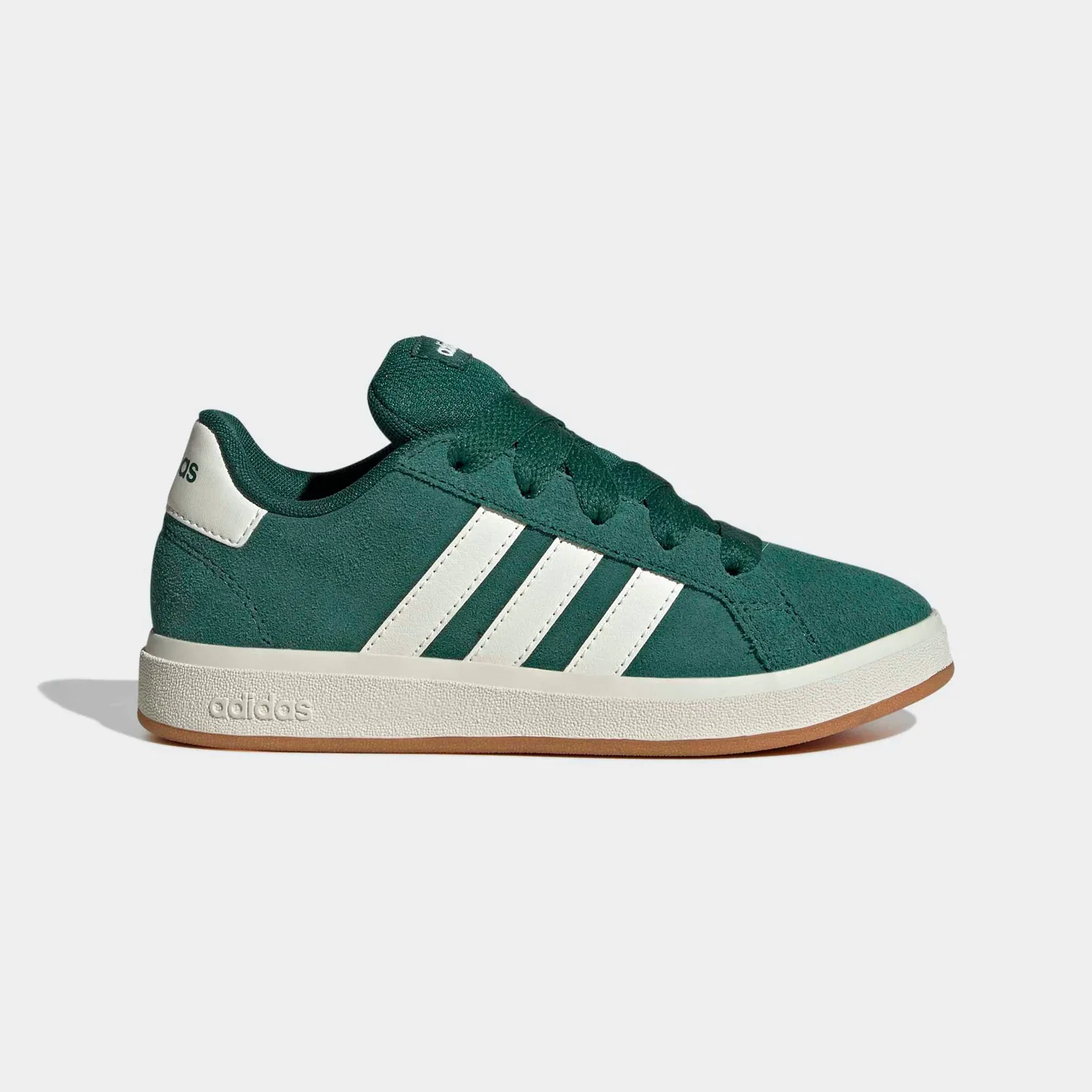 Детские кроссовки с дизайном от Campus 00 Adidas Sportswear, Collegiate Green/Off White — фото 2