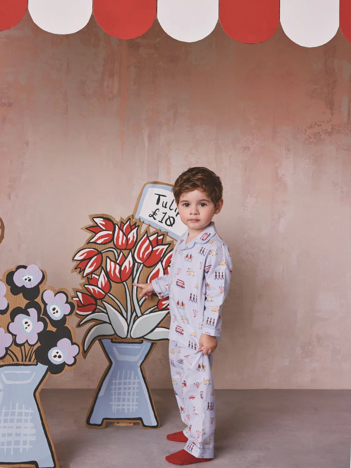 Пижама Single Button Through, Cath Kidston Next, синий — фото 2