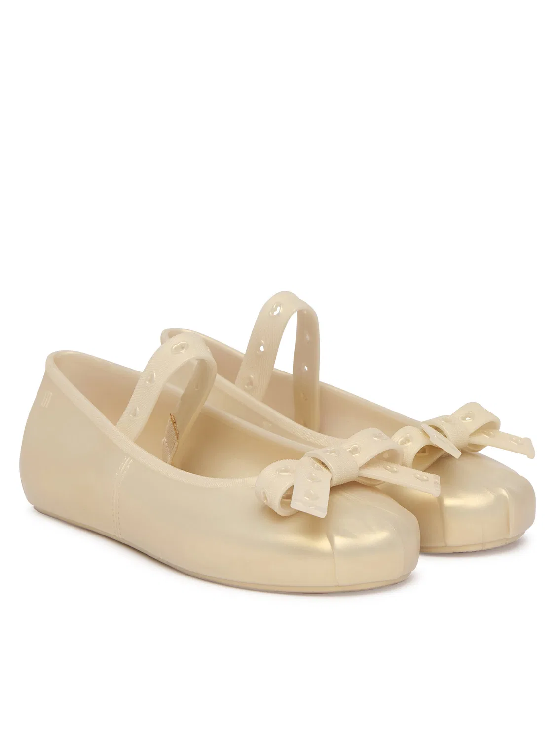 Балетки для девочки Mini Sophie Crush Inf Melissa, желтый — фото 2
