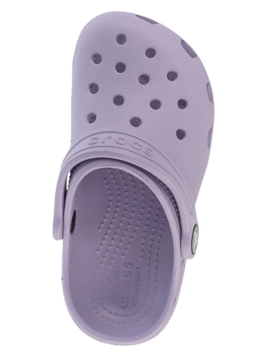 Сандалии Crocs Classic Clog Kids T фиолетового цвета — фото 4