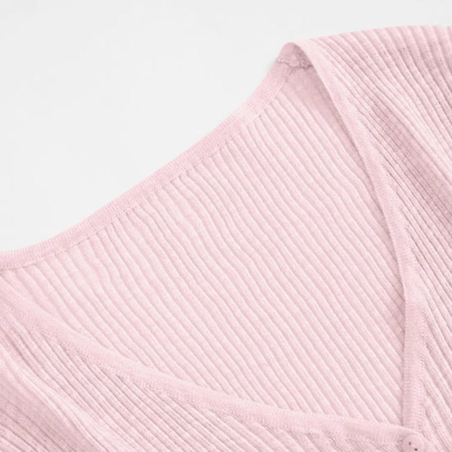 Женский вязаный кардиган с длинным рукавом Pelang, Pink — фото 4