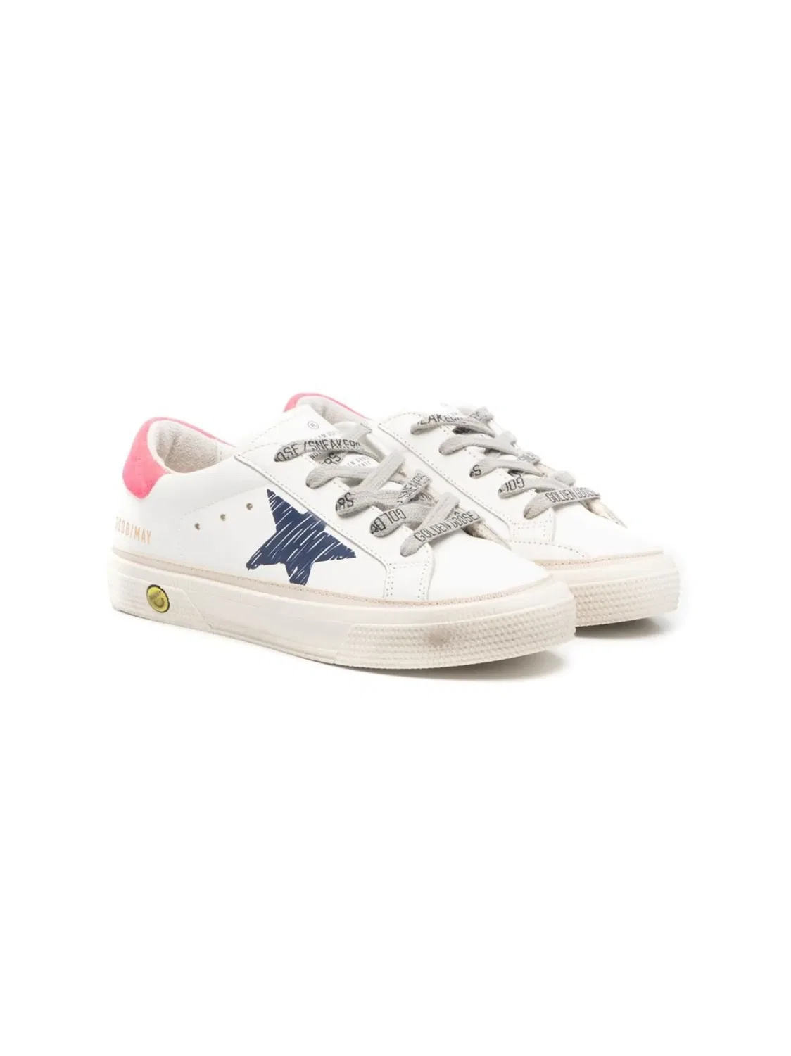 Golden Goose Низкие кеды May белые