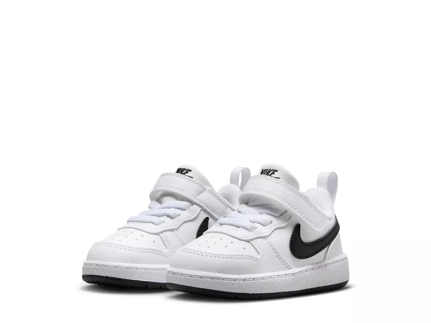 Кроссовки детские Nike Court Borough Low Recraft, белый/черный — фото 3