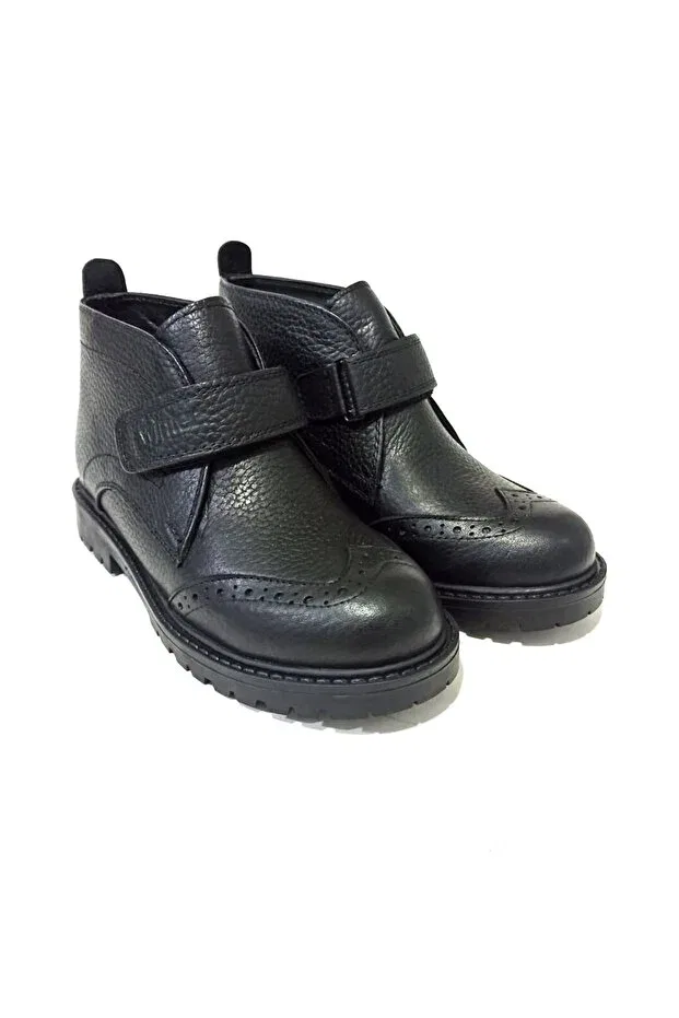 Детские ботинки для девочек с мехом Winter Shoes, Black