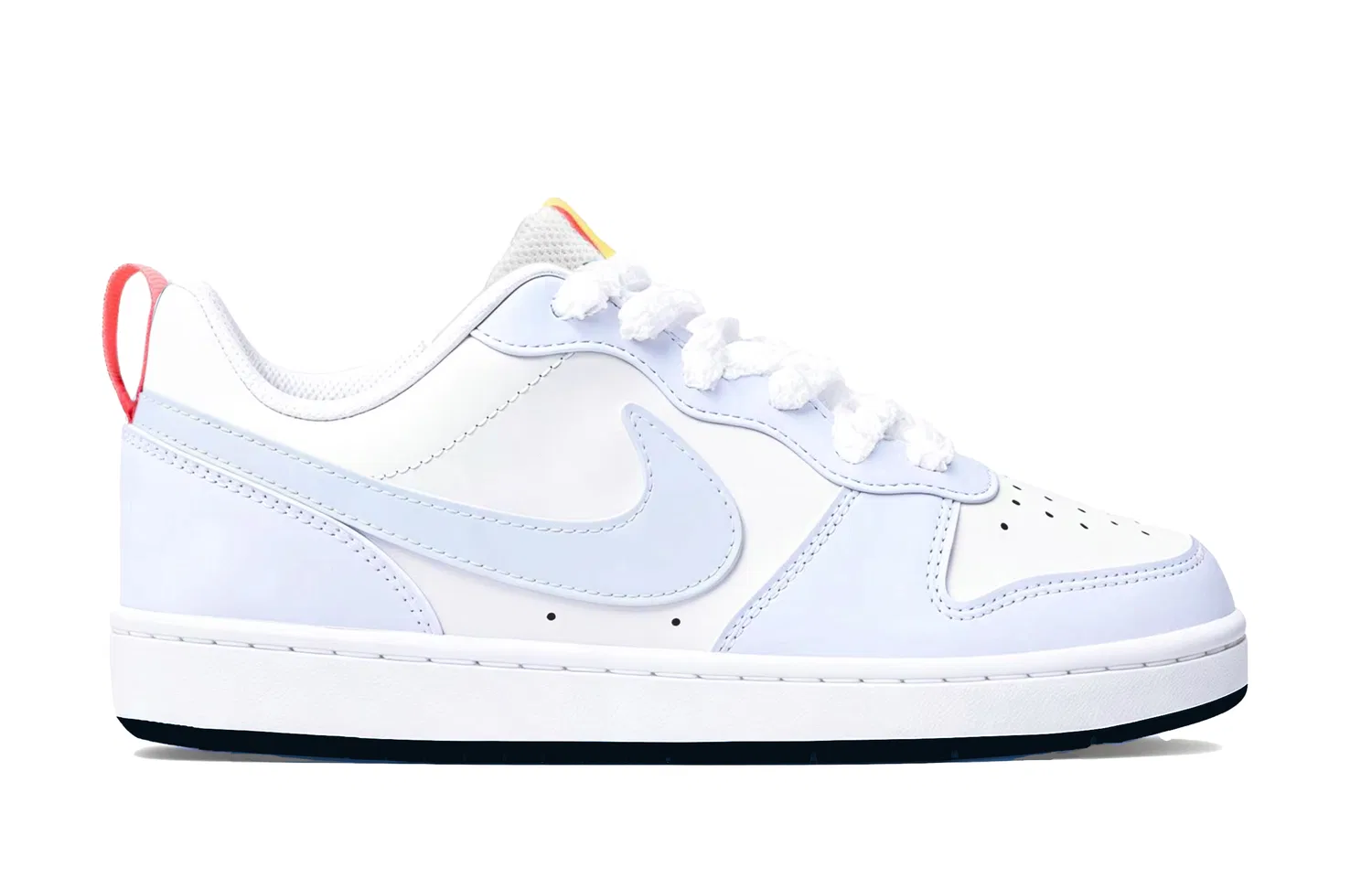 Детские кроссовки на скейтборде с низким верхом Nike Court Borough, Light Blue — фото 4