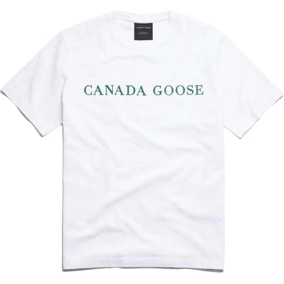 Футболка Summer Collection, Optical White & Forestland Green, Canada Goose