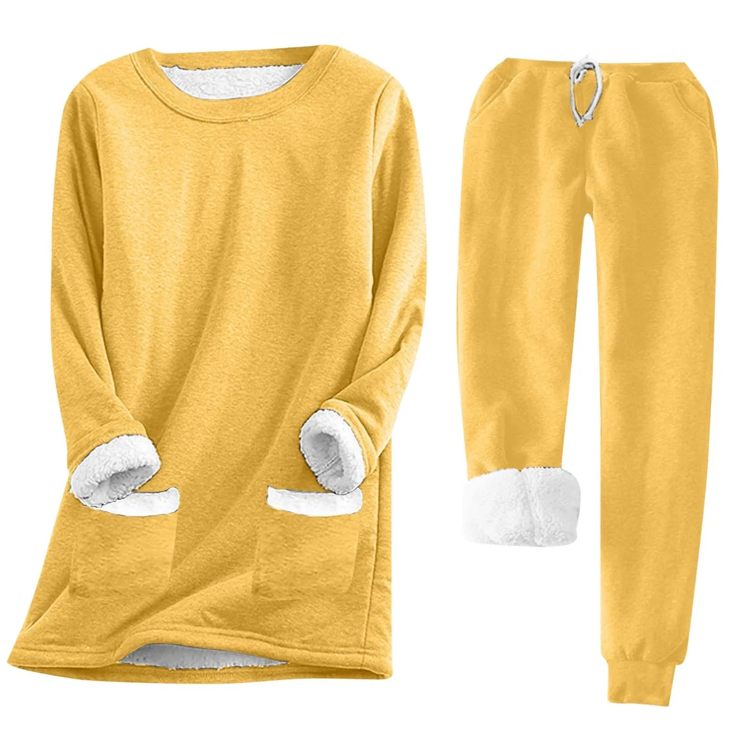 Женская куртка из плотного вельвета Donna inverno, Giallo