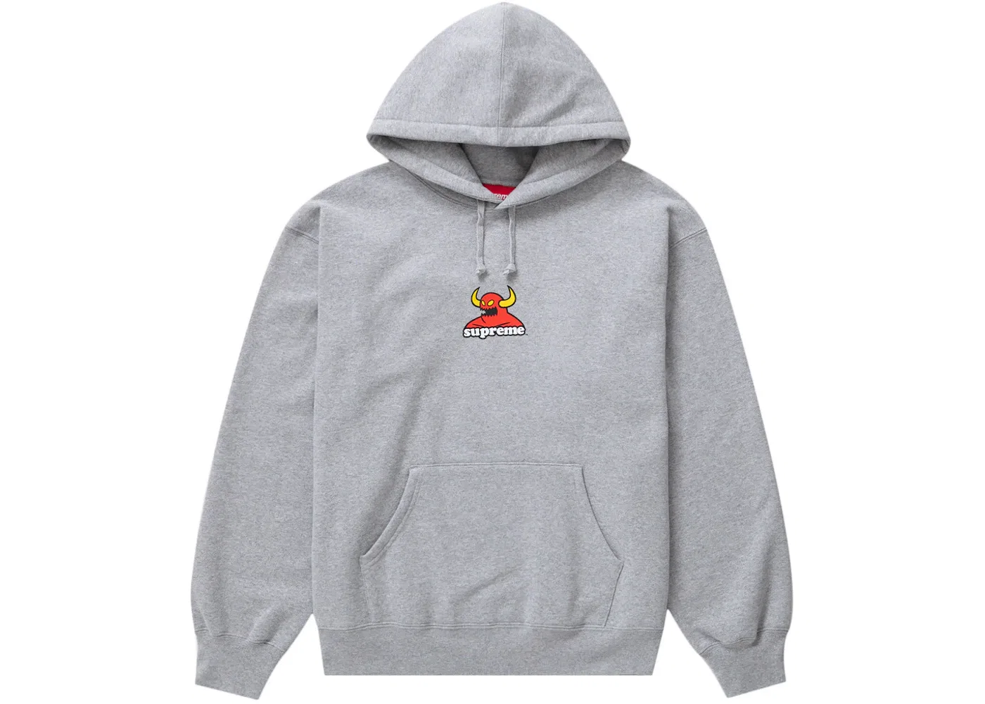 Мужская худи с принтом Toy Machine Supreme, Heather Grey