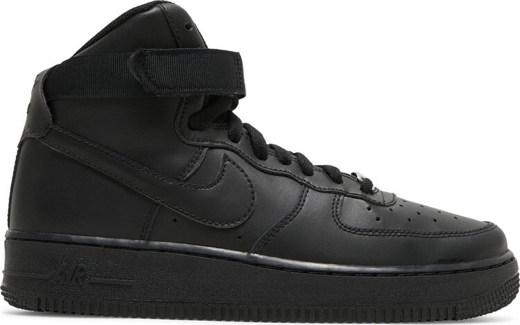 

Кроссовки Air Force 1 High LE GS Triple Black, черный, Черный;серый, Кроссовки Air Force 1 High LE GS Triple Black, черный