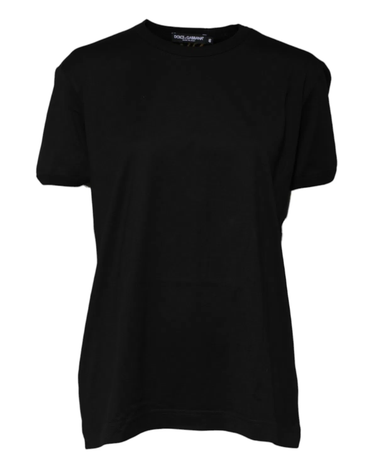 Женская футболка с коротким рукавом с принтом Goodluck Tee Dolce & Gabbana, Black — фото 2