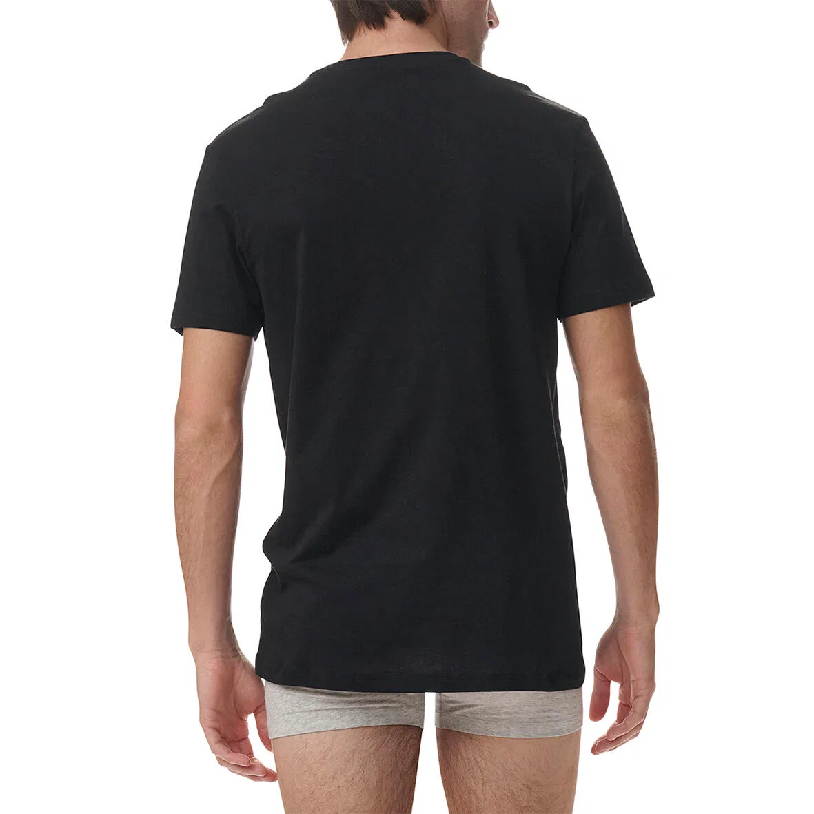 Мужской комплект футболок с V-образным вырезом 3er Pack adidas V-Neck, Adidas, Цвет Schwarz — фото 3