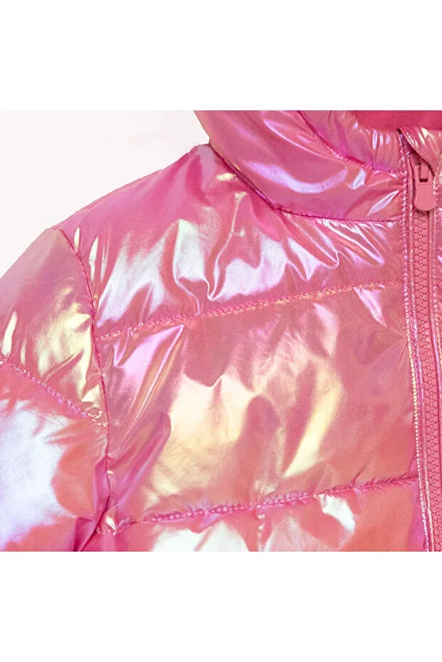 Детское пальто для девочек с капюшоном Hellobaby Ebebek Hello Baby, Pink — фото 3