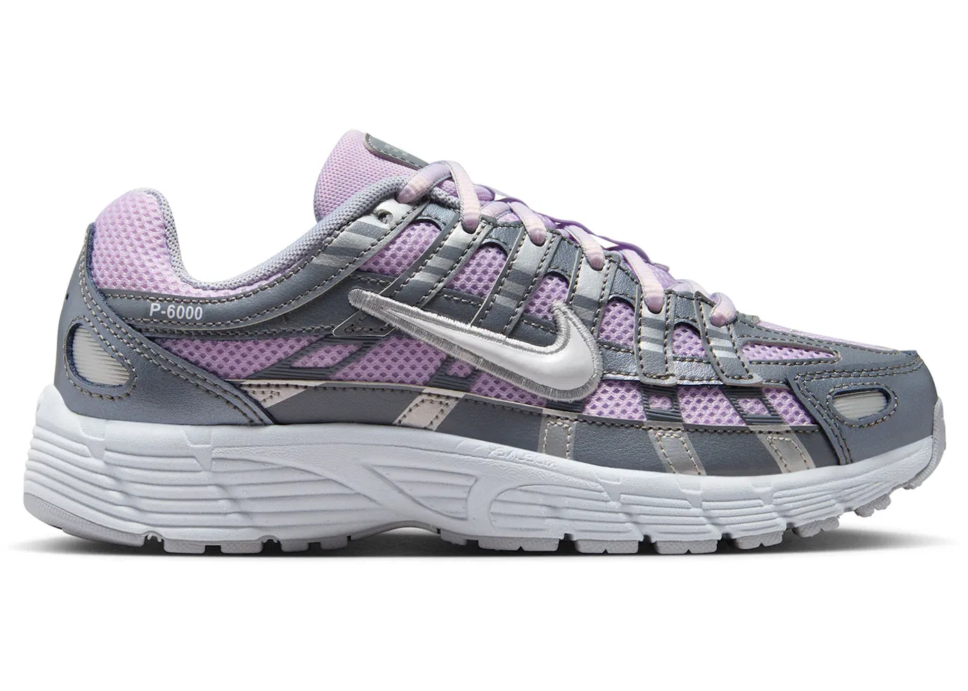 Детские кроссовки Lifestyle P-6000 Nike, Doll/Smoke Grey/Metallic Silver/White