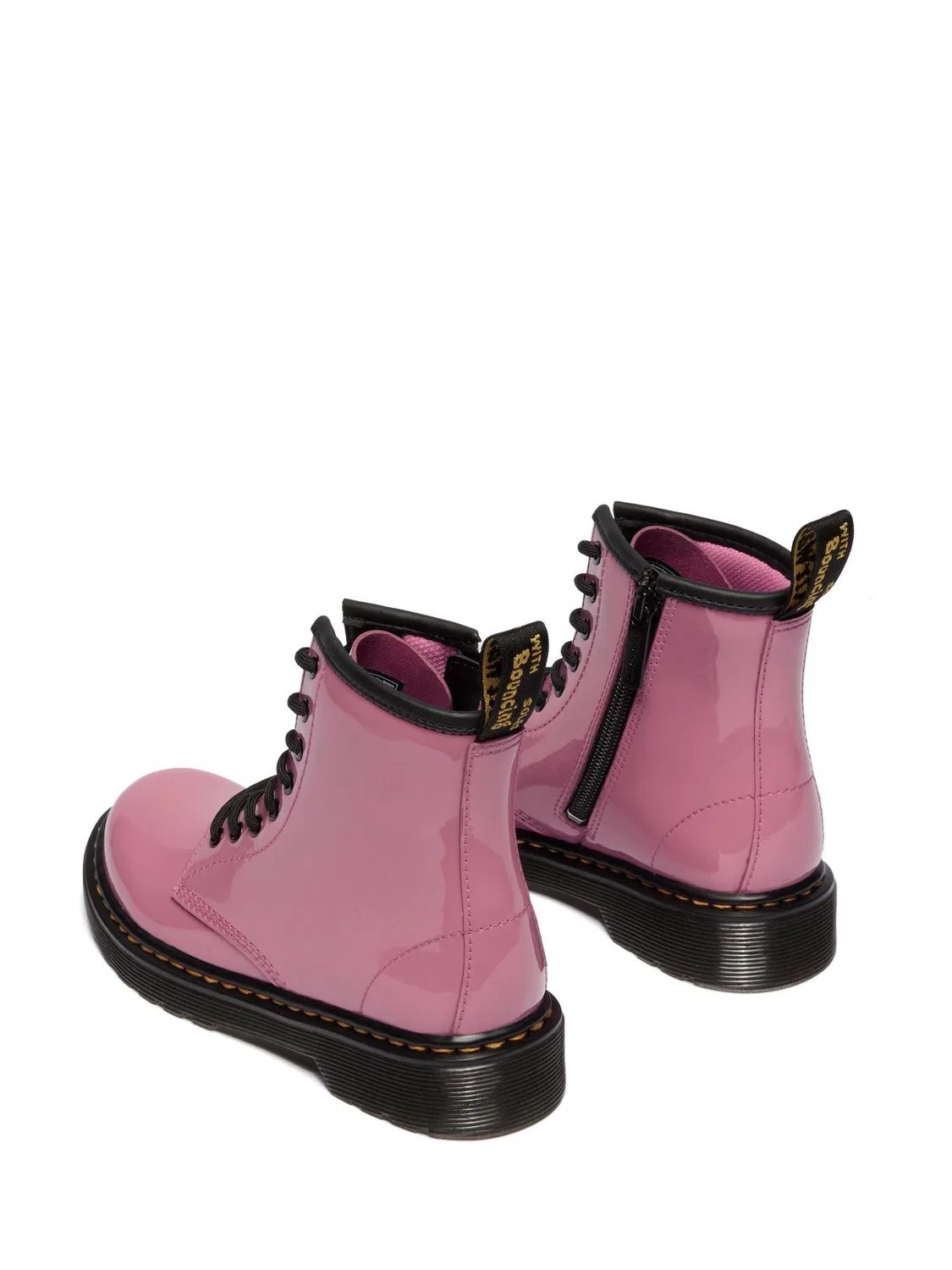 Ботинки Dr. Martens 1460 Patent Lamper, розовые, лаковые — фото 3