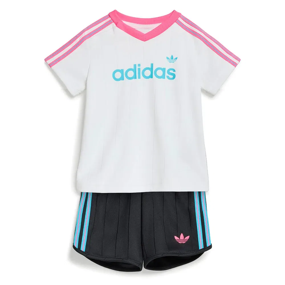 Комплект из футболки и шорт Adidas Originals, белый