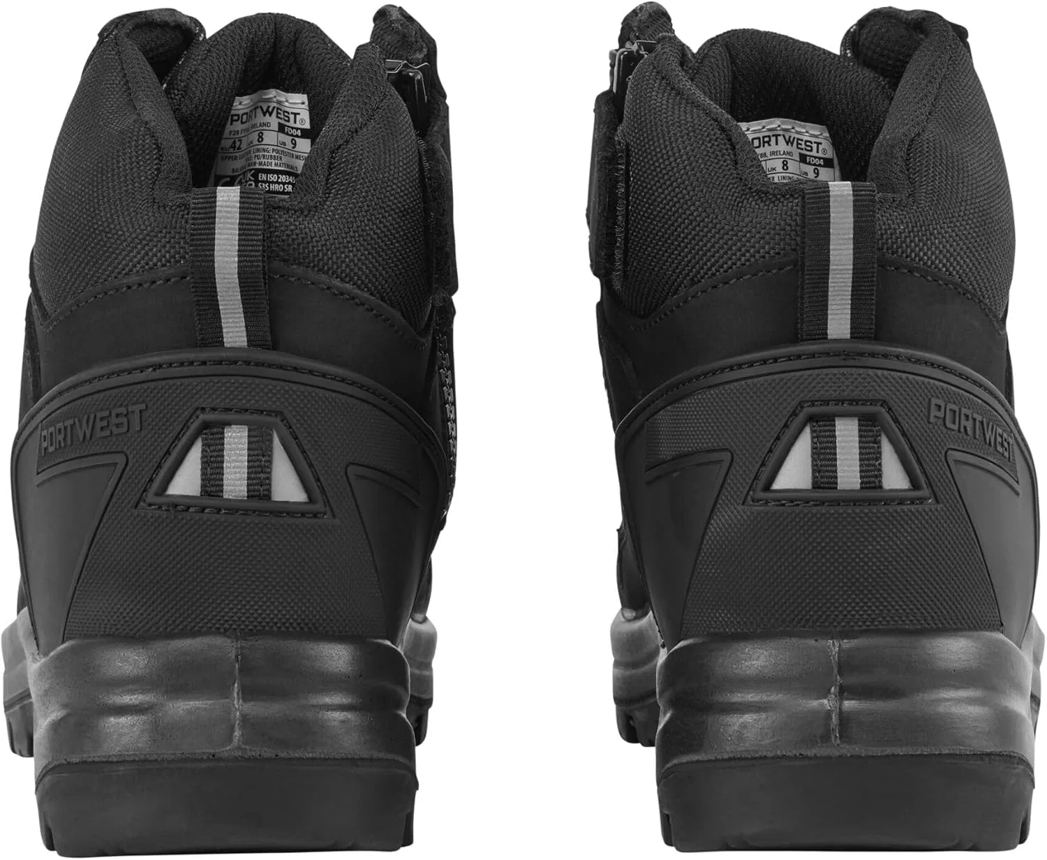 Защитные ботинки Portwest FD04 из нубука с немаркируемым носком, Black — фото 4