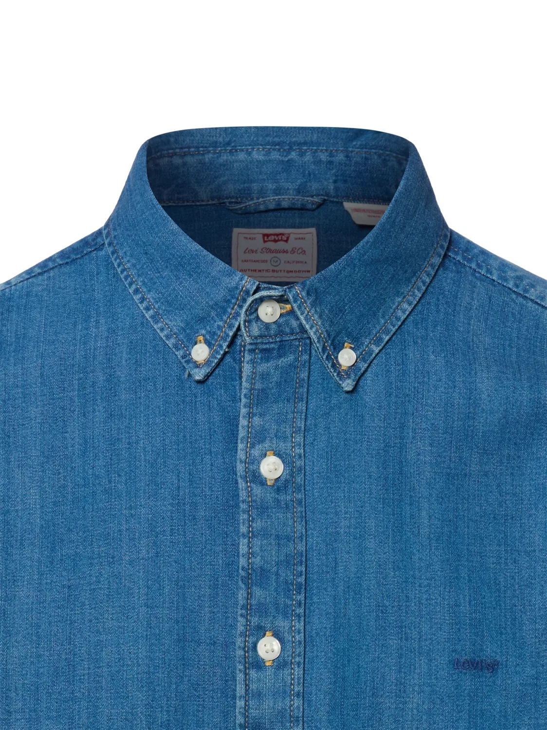 Мужская джинсовая рубашка Levi's, Denim — фото 3