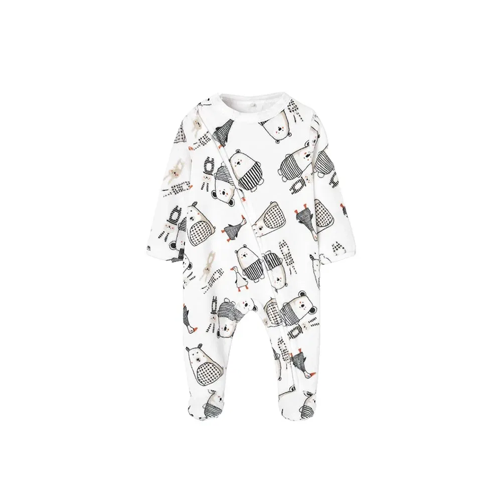 Boboli Velour Long Sleeve детский комбинезон, белый