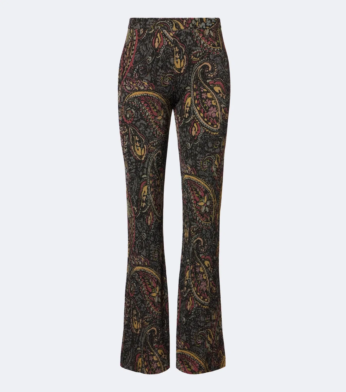 Брюки клеш с принтом пейсли Etro, мультиколор