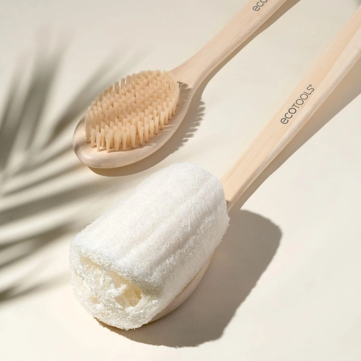 Щетка для тела EcoTools Bamboo Bristle Bath Brush, коричневая — фото 4